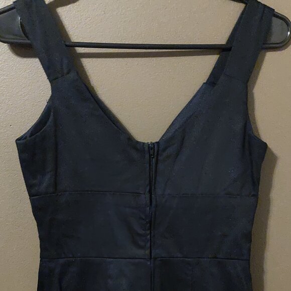 B. Darlin Black Pleated Cocktail Dress With Pockets SIZE 3/4 - Picture 7 of 8